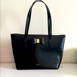 Ted Baker black tote with bow